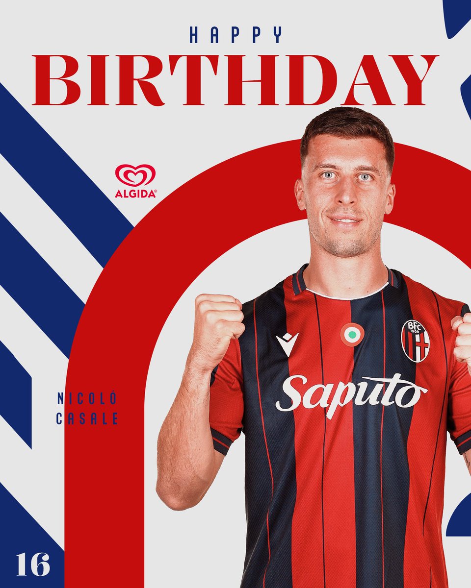 BolognaFC1909en's tweet photo. It's Casale's birthday! Have a great day, Nicoló! 🎉

#WeAreOne https://t.co/oVTQgXt47u