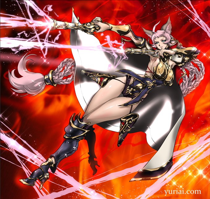 前に描いたグラブル十天衆エッセルさんとメーテラ姉さん(^^;) 