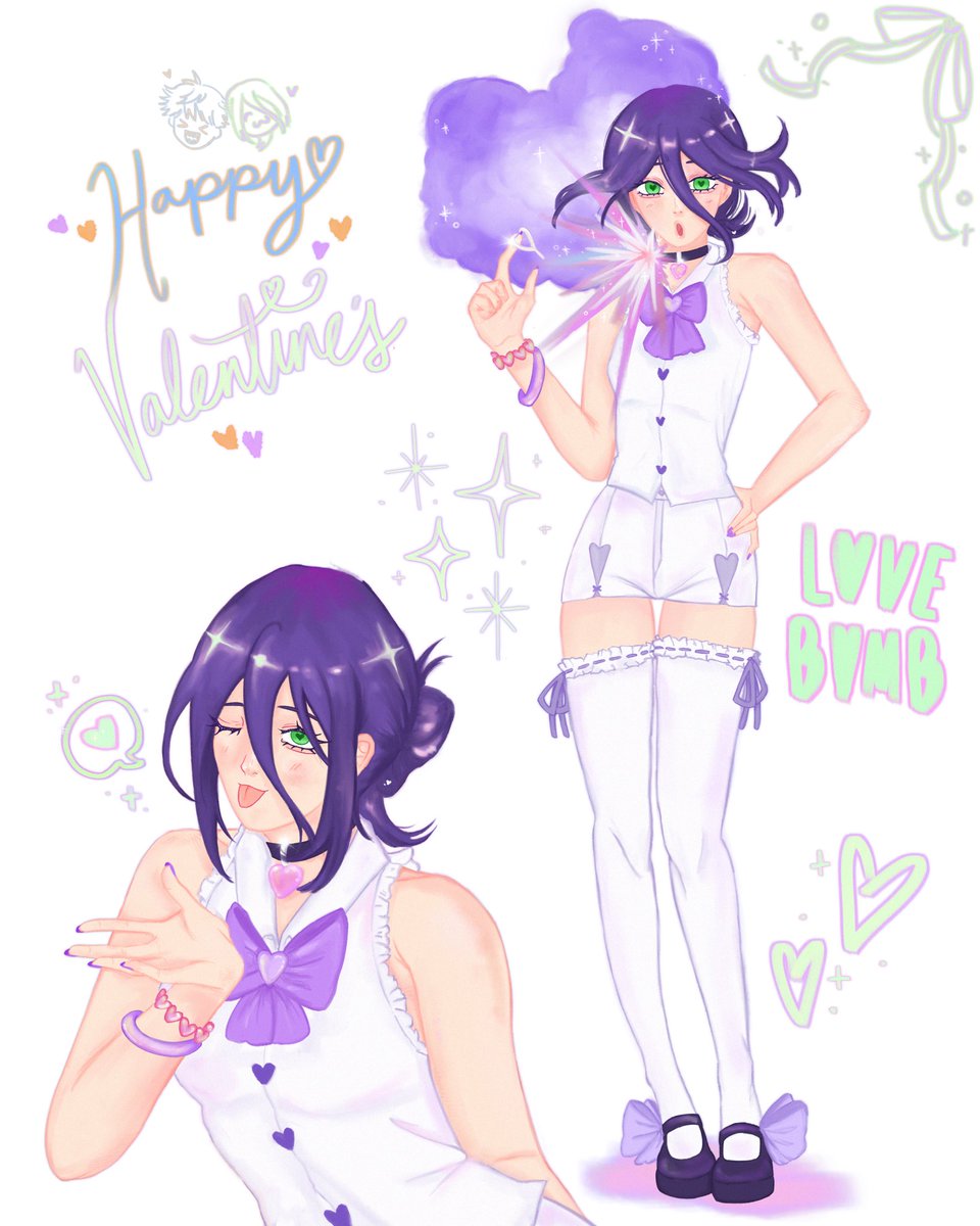 mimilkymind_'s tweet photo. special love bomb !! happy valentine’s day ⋆𐙚₊˚⊹♡
 #csm #chainsawman #reze #レゼ https://t.co/ba4iak6uxu