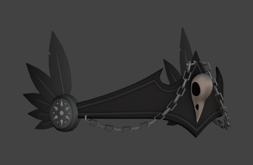 jaison_jamess's tweet photo. hi everyone made a raven valkyrie headdress thing #ROBLOX #RobloxUGC #RobloxDev https://t.co/xUQRZVxgY0 https://t.co/hEGkhzLPnI