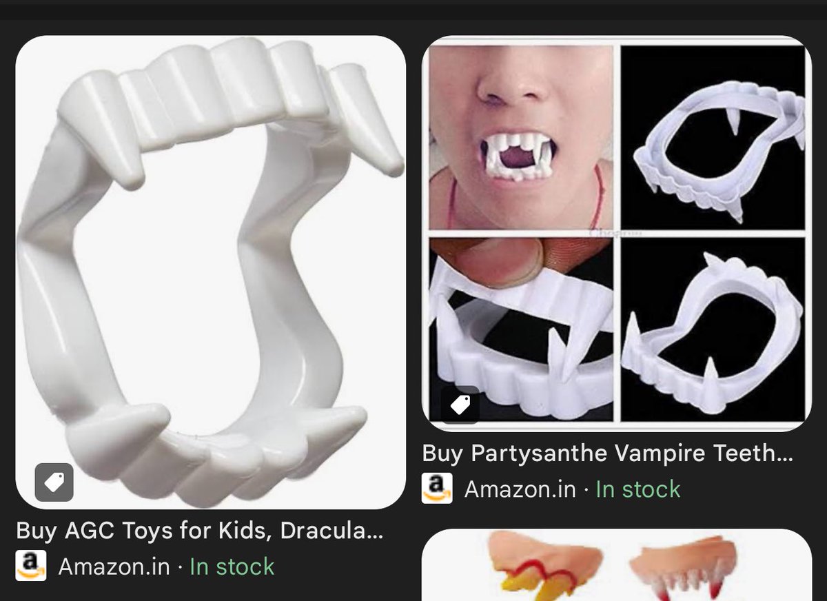 F4 is diabolical. Looks like those vampire teeth from back in the day…