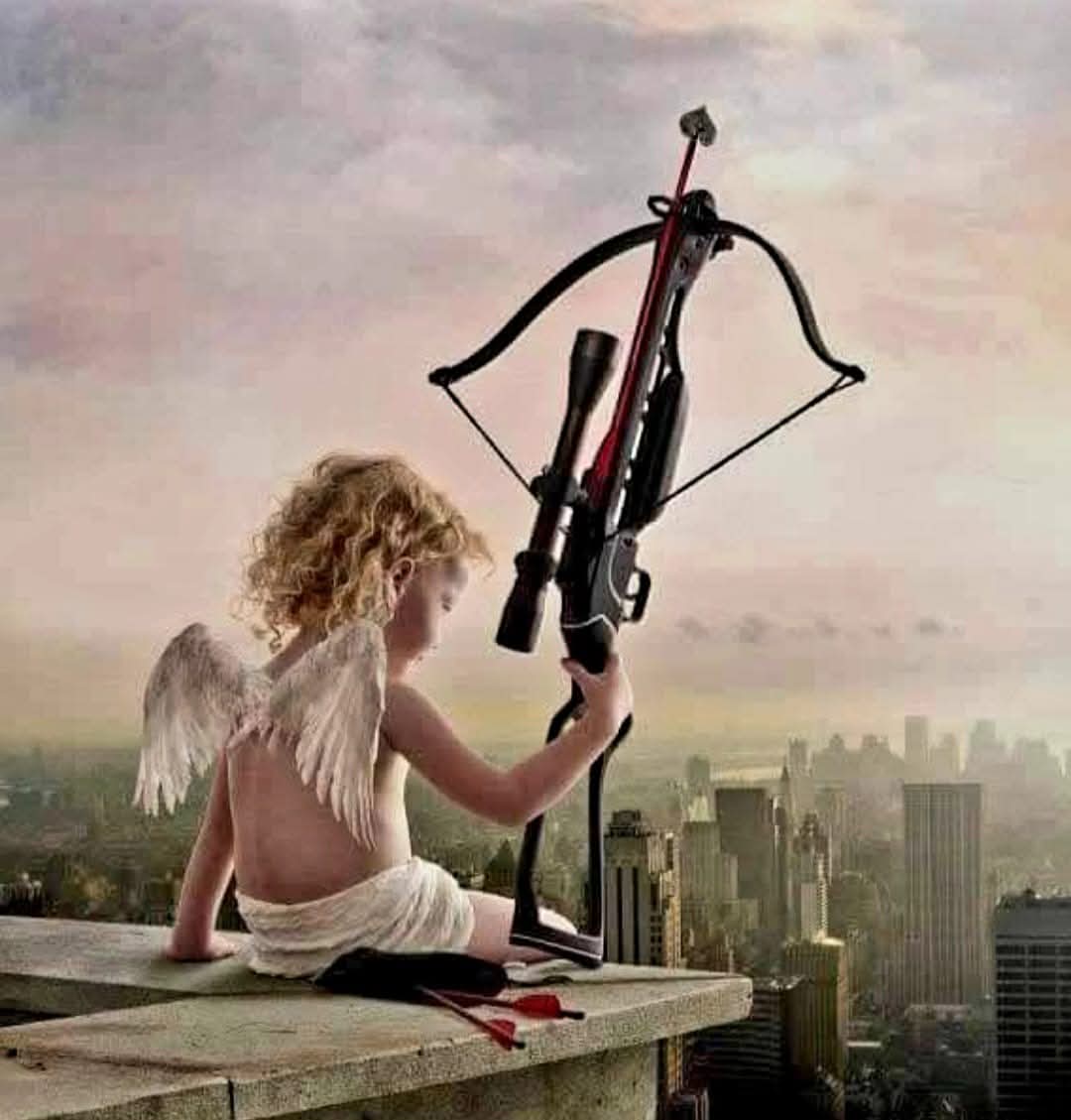 NickNel1's tweet photo. Cupid, my wing man! https://t.co/1RCRlsZVLv