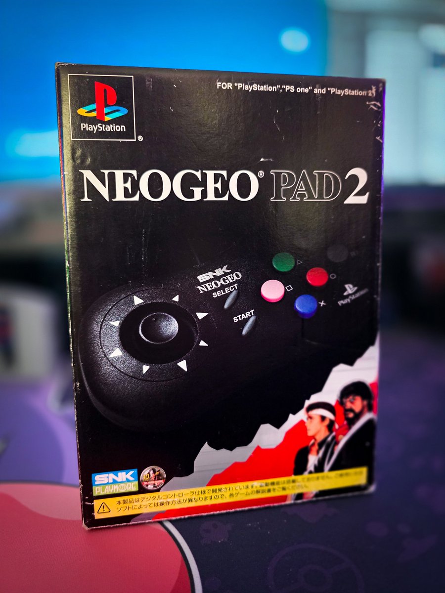 I picked up a NeoGeo Pad 2 for my PS2. No word of a lie, it is an