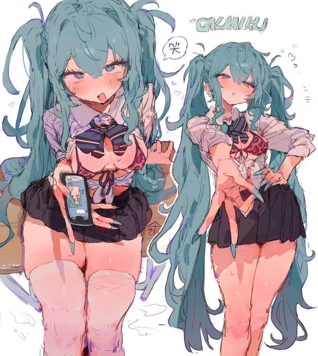ギャル×初音ミク✌🏻💖