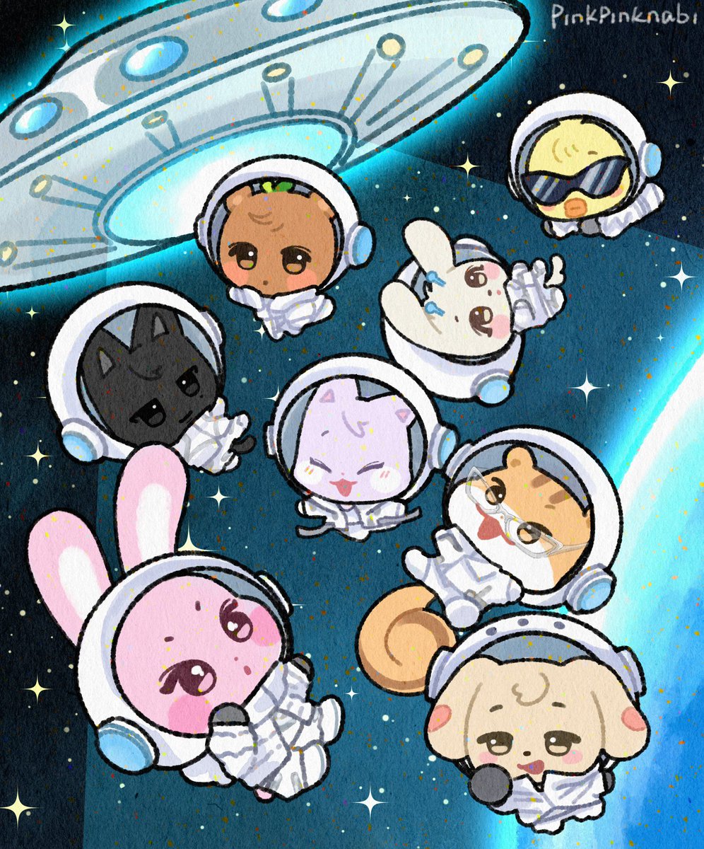 Pinkpinknabi's tweet image. 🛸NASA🌠

 #ATEEZ #에이티즈 #ANITEEZ #애니티즈
#ATEEZfanart