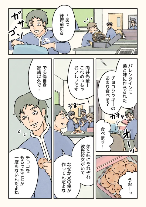 (3/3)
向井先輩のはじめてのチョコ。 