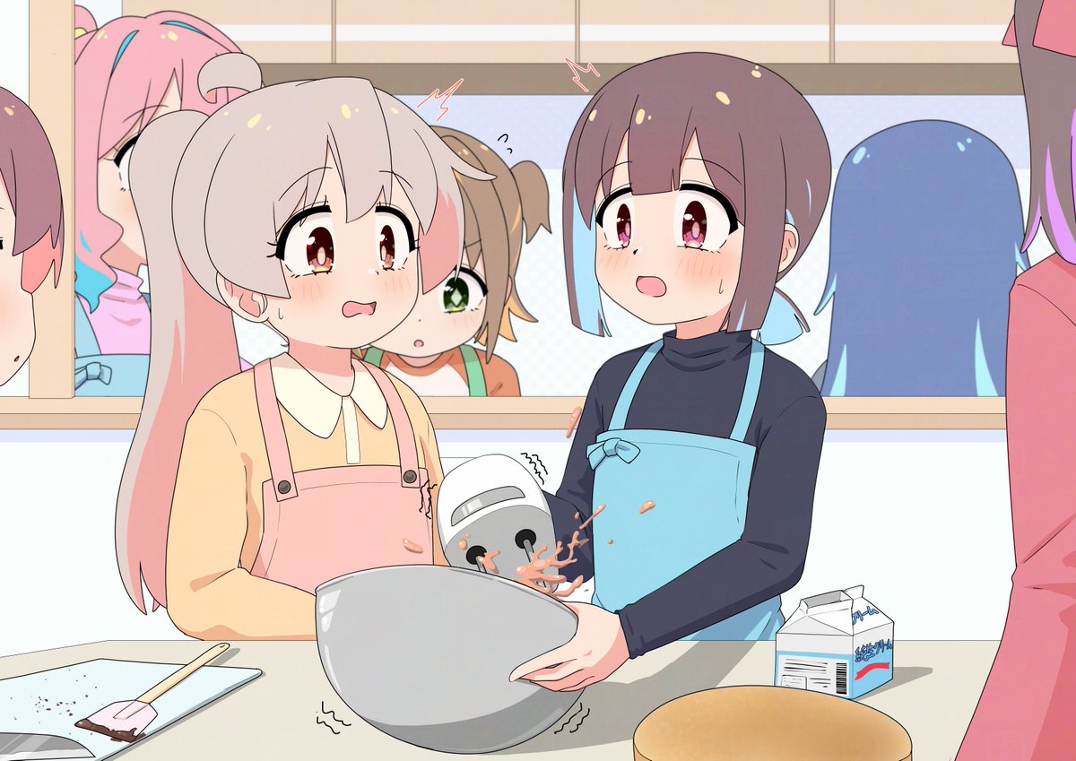バレンタインはみんなでスイーツ作り
#おにまいお絵描き