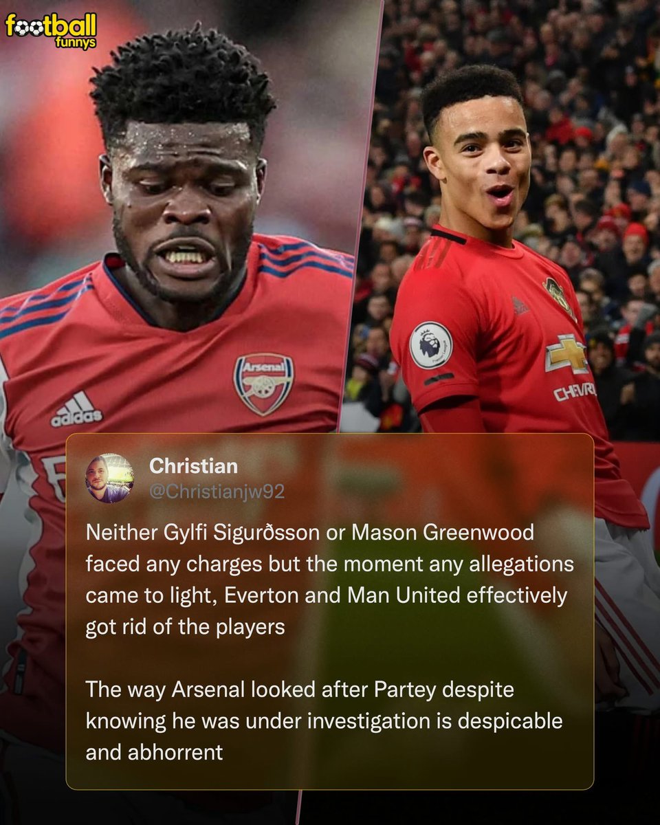I think <a href="/Christianjw92/">Christian</a> has absolutely nailed it here, regarding Thomas Partey.

Arsenal should be held accountable for their actions in this entire rancid affair. It is appalling and a stain on world football.