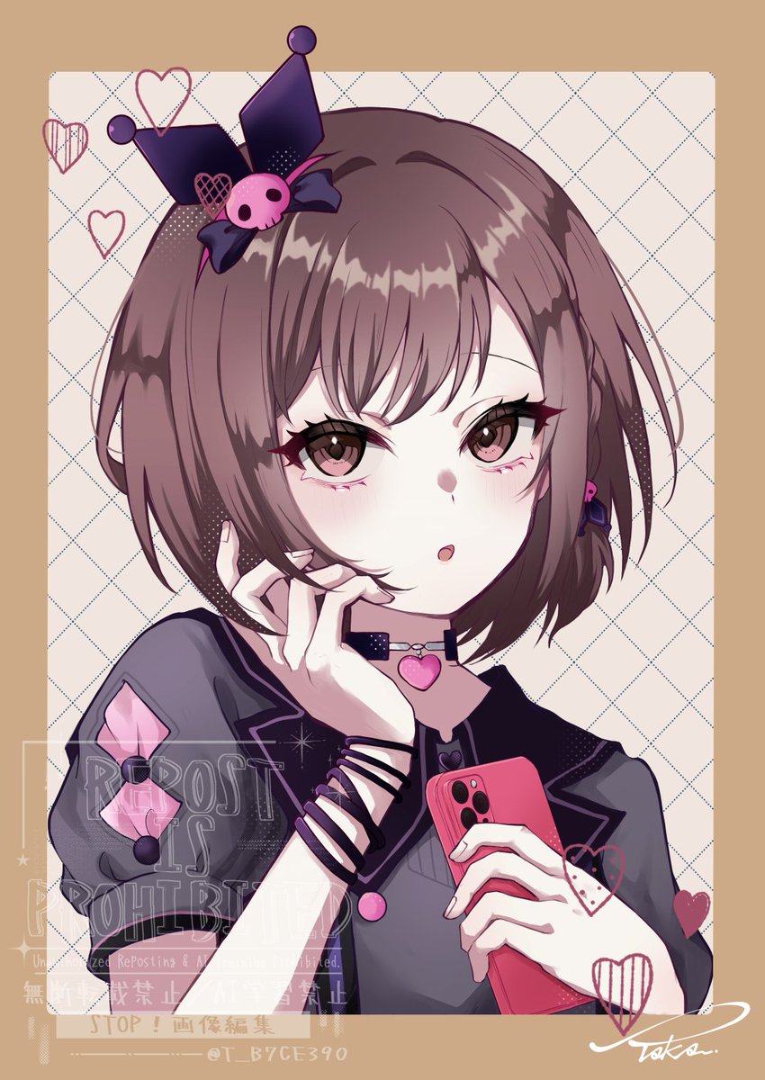 きゅるん。
#prsk_FA 
#プロセカサンリオコラボイラスト企画