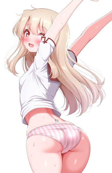 スカート履き忘れイリヤちゃん 