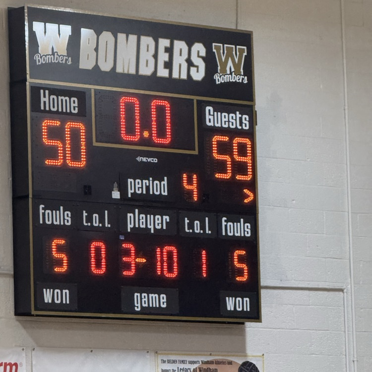 G-Men defeat Windham Bombers in front of a great crowd! Go G-Men!