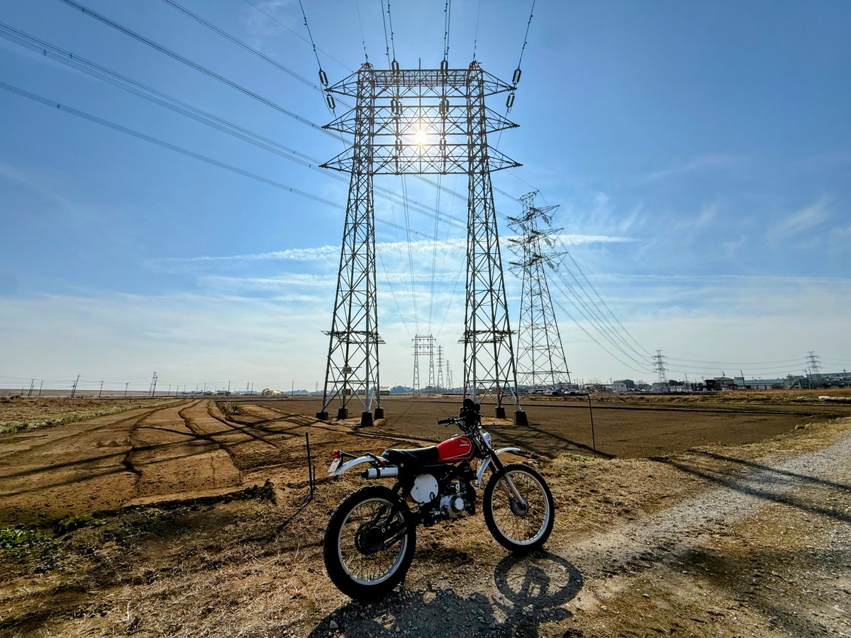 今日はバイク日和過ぎた。