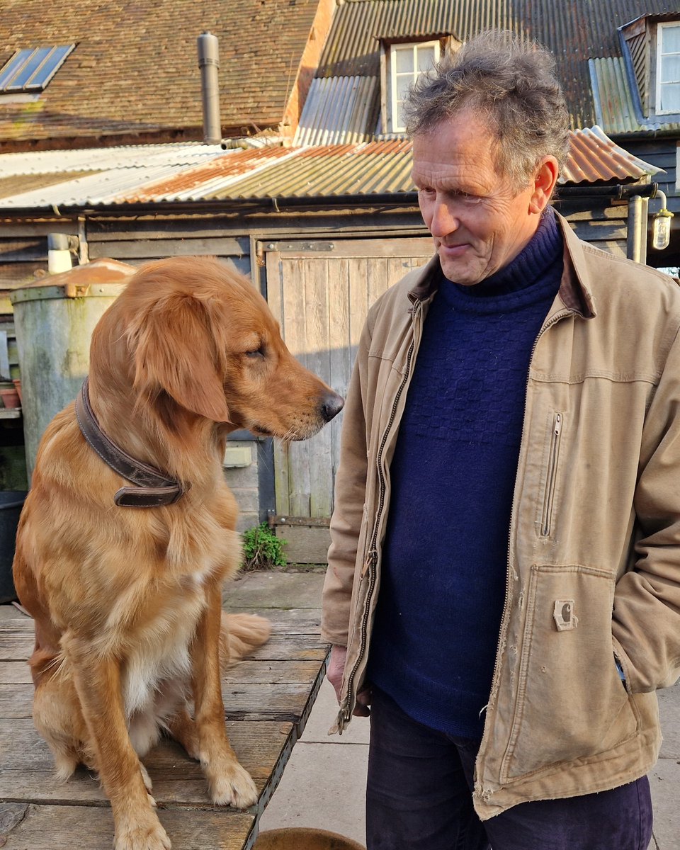 Friday 13 March marks the start of our new series and Ned just can't wait! Is it a date? 🐶 #GardenersWorld