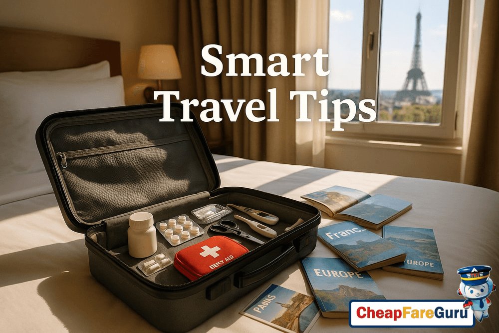 CheapFareGuru's tweet image. Don’t risk travel hiccups! Pack right with our medicine kit checklist, TSA compliance tips, and space-saving hacks for safer trips. Full guide: cheapfareguru.com/fly-away/medic… #TravelTips #Packing #SmartTravel