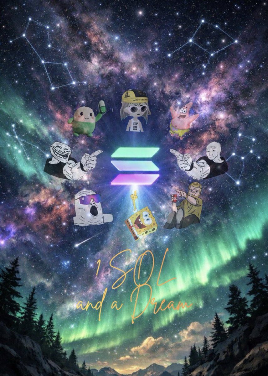 To the Dreams that unite us. 

To the Dreamers that keep us dreaming 

1 SOL and a Dream is all you need