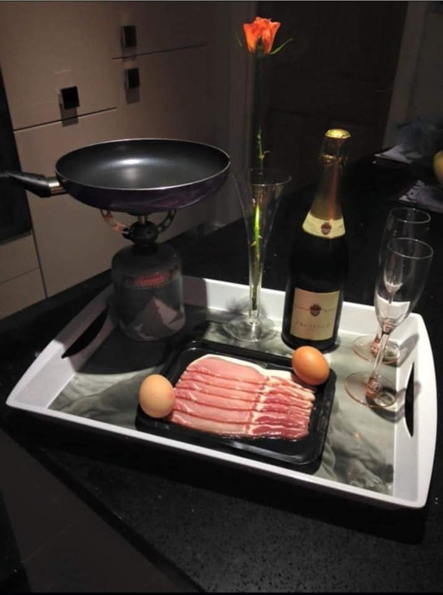 TashofTruth's tweet photo. #valentines #ValentinesDay2026 #isitok 
I thought I'd be romantic and offer my wife breakfast in bed, I thought it would save her having to get up and cook it. ❤️ https://t.co/edPQdWqnFH