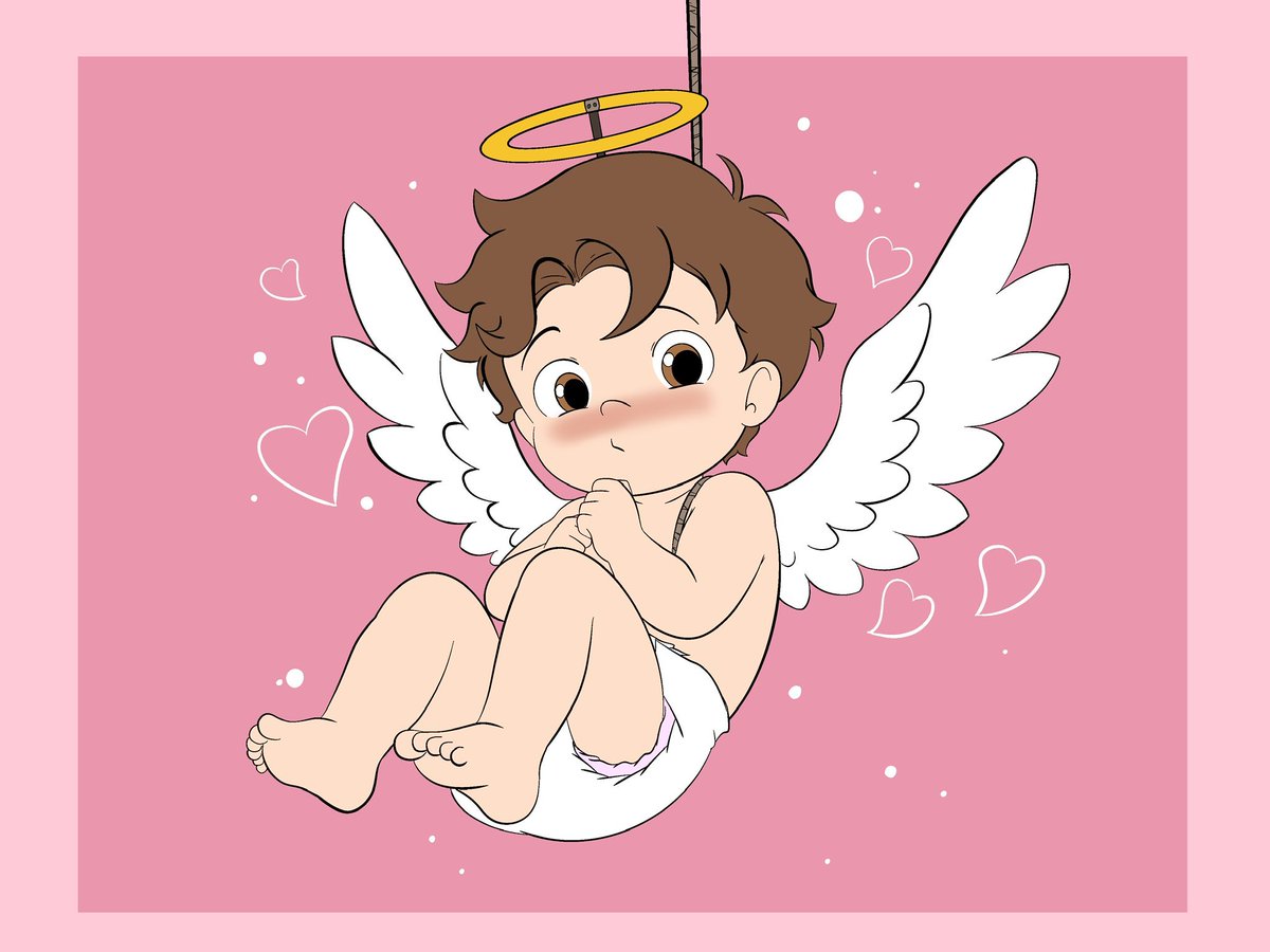 Happy valentine day For everyone who has a great time with that special person in their life or family ^^ ❤️💘💝

Dax was choose ti be little Cupid