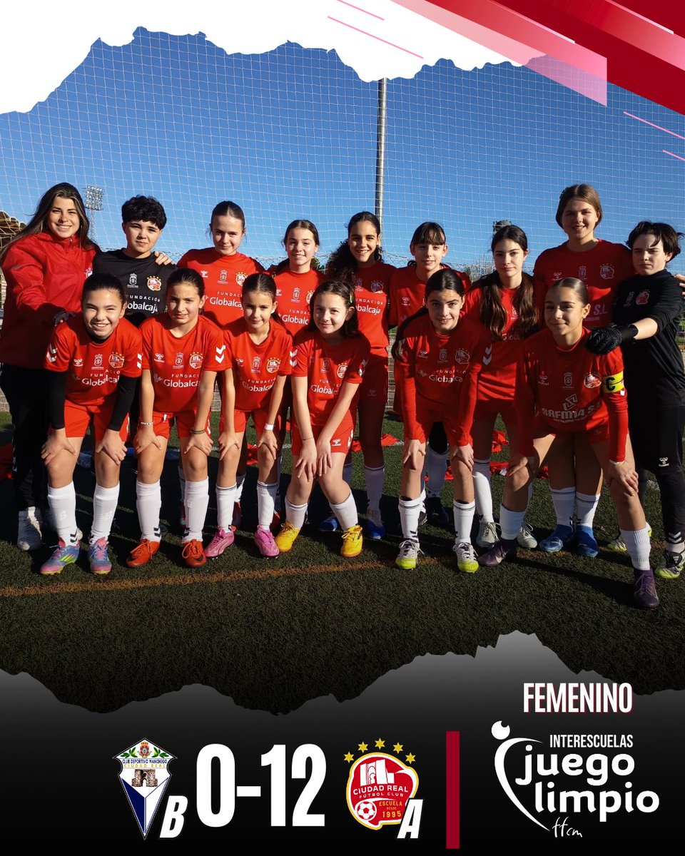 ✍️ 𝗥𝗘𝗦𝗨𝗟𝗧𝗔𝗗𝗢𝗦 |
🏆 Liga Femenina Interescuelas
#TodoAlRojo🔴 #ConstruyendoCantera🏗 #ADNEscuela