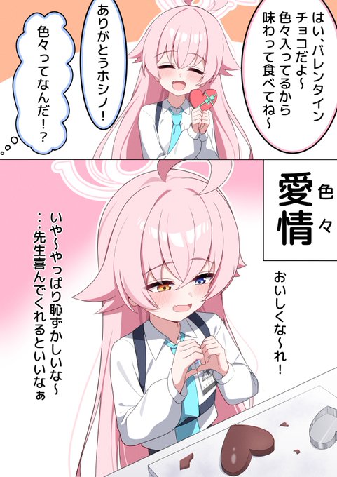 ホシノの愛情たっぷりチョコ🍫 