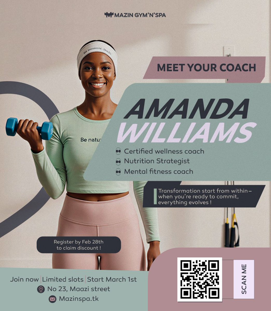 OmotoshoAb44936's tweet photo. Social media flyers designed for a wellness brand concept.
Clean. Consistent. Purpose-driven.
Design that speaks before words do.
#GraphicDesignWork #DesignInspiration #BrandDesign #CreativeVisuals #fitness #TrendingNow #SPA #mindfulmeditation #flyer https://t.co/fpAUWwwjws