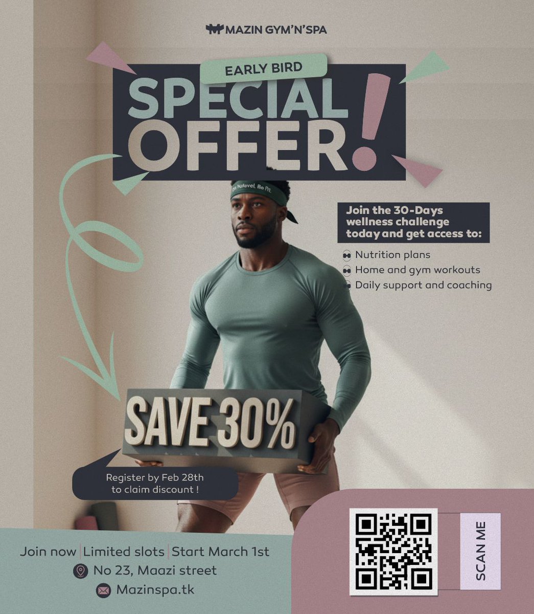 OmotoshoAb44936's tweet photo. Social media flyers designed for a wellness brand concept.
Clean. Consistent. Purpose-driven.
Design that speaks before words do.
#GraphicDesignWork #DesignInspiration #BrandDesign #CreativeVisuals #fitness #TrendingNow #SPA #mindfulmeditation #flyer https://t.co/fpAUWwwjws