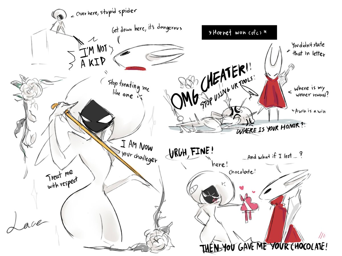 treker402's tweet image. Valentine's special comic💗

#lacenet