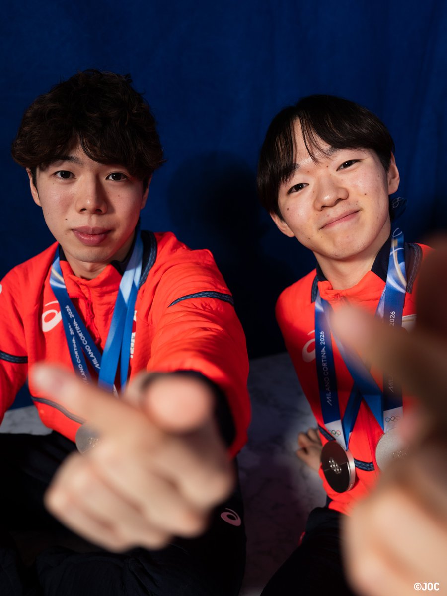 𝑯𝒂𝒑𝒑𝒚 𝑽𝒂𝒍𝒆𝒏𝒕𝒊𝒏𝒆'𝒔 𝑫𝒂𝒚🍫

フィギュアスケート
鍵山優真 選手　佐藤駿 選手
イタリアから日本の皆さんへ🫰

<a href="/skatingjapan/">公益財団法人日本スケート連盟 Japan Skating Federation</a>
#MilanoCortina2026 
#TEAMJAPAN #ともに一歩踏み出す勇気を