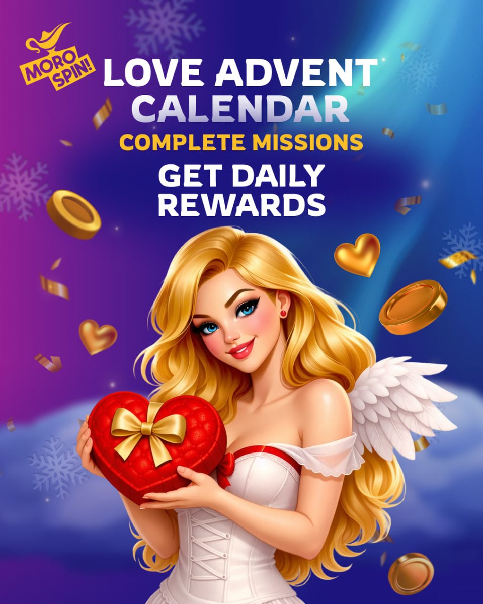 morospin's tweet photo. Get ready for ❤️ Valentine’s Day with daily drops from the Love Advent Calendar. 

Each day will bring you a new task and a new reward. Only the most romantic players will get a special prize (€10) for completing 5 missions in a row. https://t.co/2nFatsuPeA