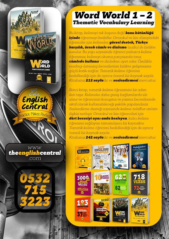 🎯 İNGİLİZCEDE BAŞARI TESADÜF DEĞİL, DOĞRU KAYNAKLA GELİR! 2

🚀 Tüm becerileri birlikte geliştiren efsane sistem artık seninle!
📚 Gramer + Kelime + Okuma + Yazma + Dinleme + Konuşma
Hepsi tek bir eğitim setinde!

❌ Ezber yok
✅ Sistemli öğrenme
✅ Konu içinde aktif kullanım
✅