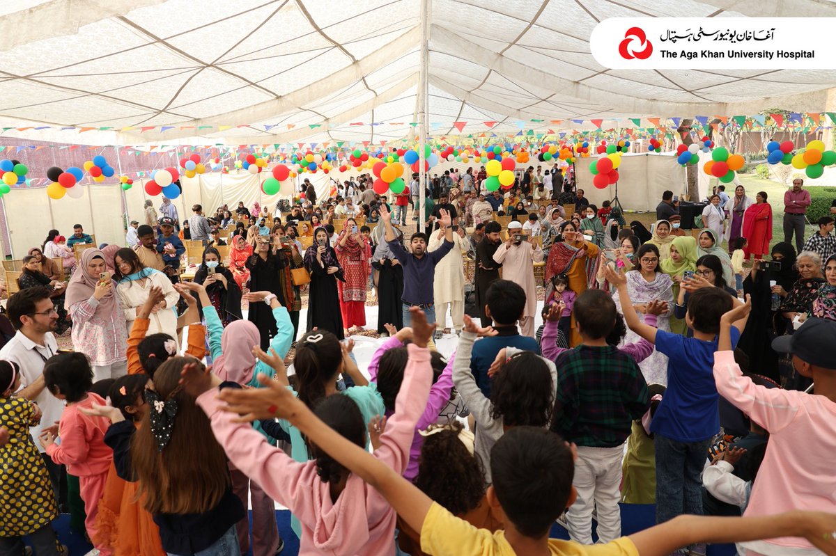 CEO_AKUHPK's tweet photo. AKUH’s Section of Paediatric Oncology hosted its special annual Children’s Party to celebrate our young patients and survivors. From creative games to a bouncy castle, the day focused on joy, resilience, and emotional wellbeing, reminding children and families that hope and happiness remain part of the healing journey.

Moments like these reflect what cancer care truly means at AKUH. Beyond treatment, it is about supporting recovery, rebuilding confidence, and helping every child return to a normal routine with strength and optimism.

#AKUH #HolisticCare #ChildhoodCancer #WorldCancerDay2026