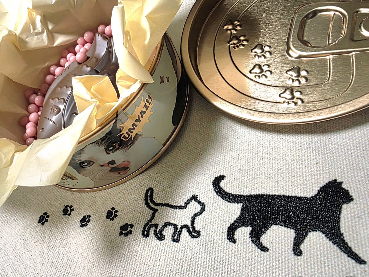 モニ子さん！ハッピーバレンタイン🍫
ネコにゃべ というネーミングにつられて買いました～UMYAI!!の顔もかわいくて好き😽
#もにぽす