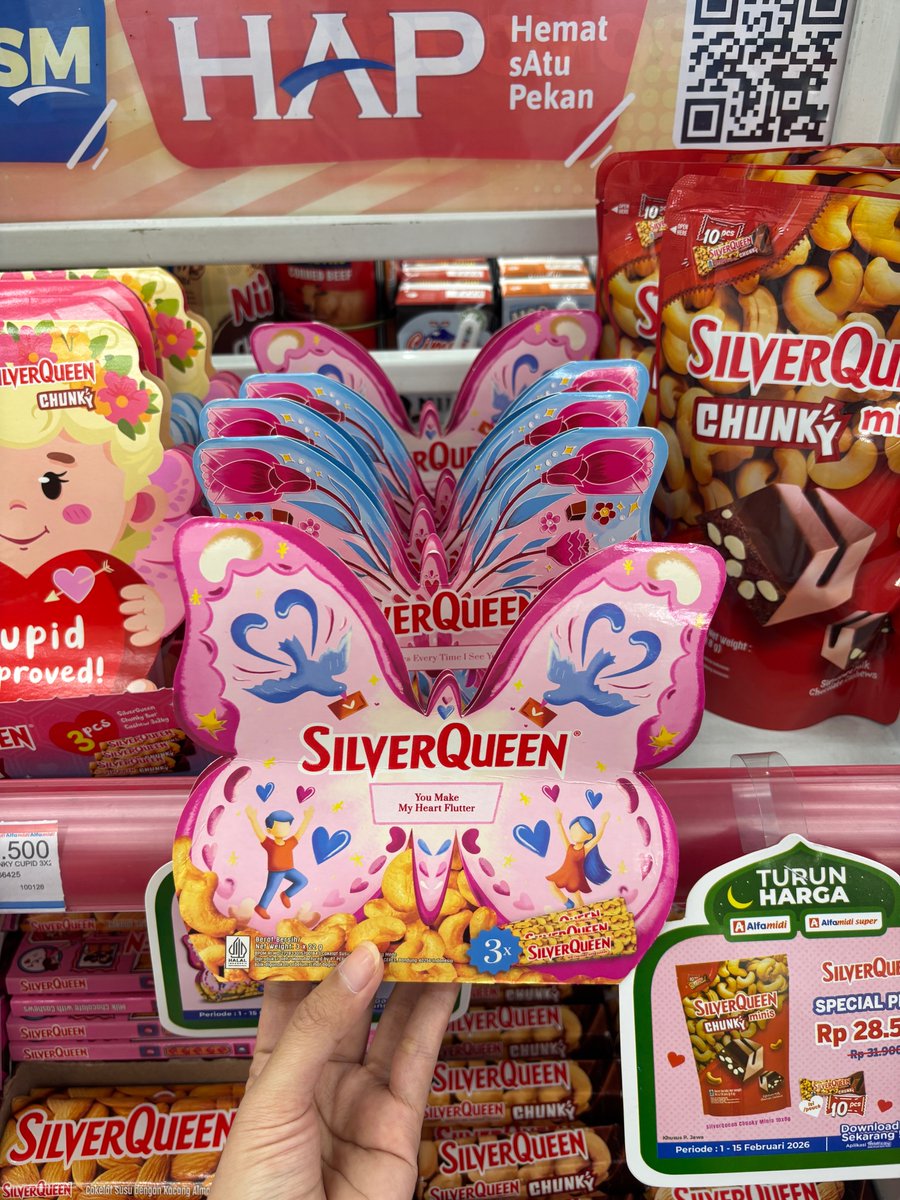 alfamidi_ku's tweet photo. Happy valentine!
serbu promo Valentine’s Fair di Alfamidi! Mulai dari SilverQueen, Cadbury, sampai Snickers lagi ada harga spesial loh 🍫✨
#Alfamidi #ValentinesFair #PromoCokelat #HariKasihSayang #SilverQueen #PromoAlfamidi https://t.co/VSqTUxKxJ1
