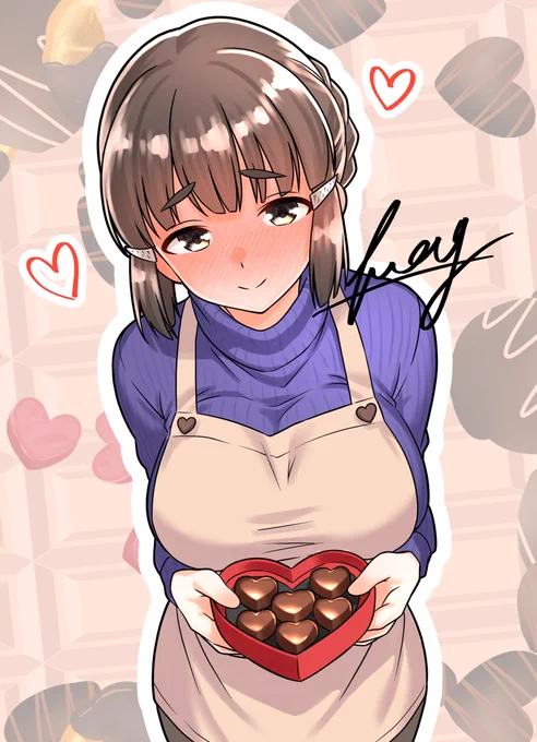 バレンタイン妙高さん(◜ᴗ◝ ) #艦これ #バレンタインデー
