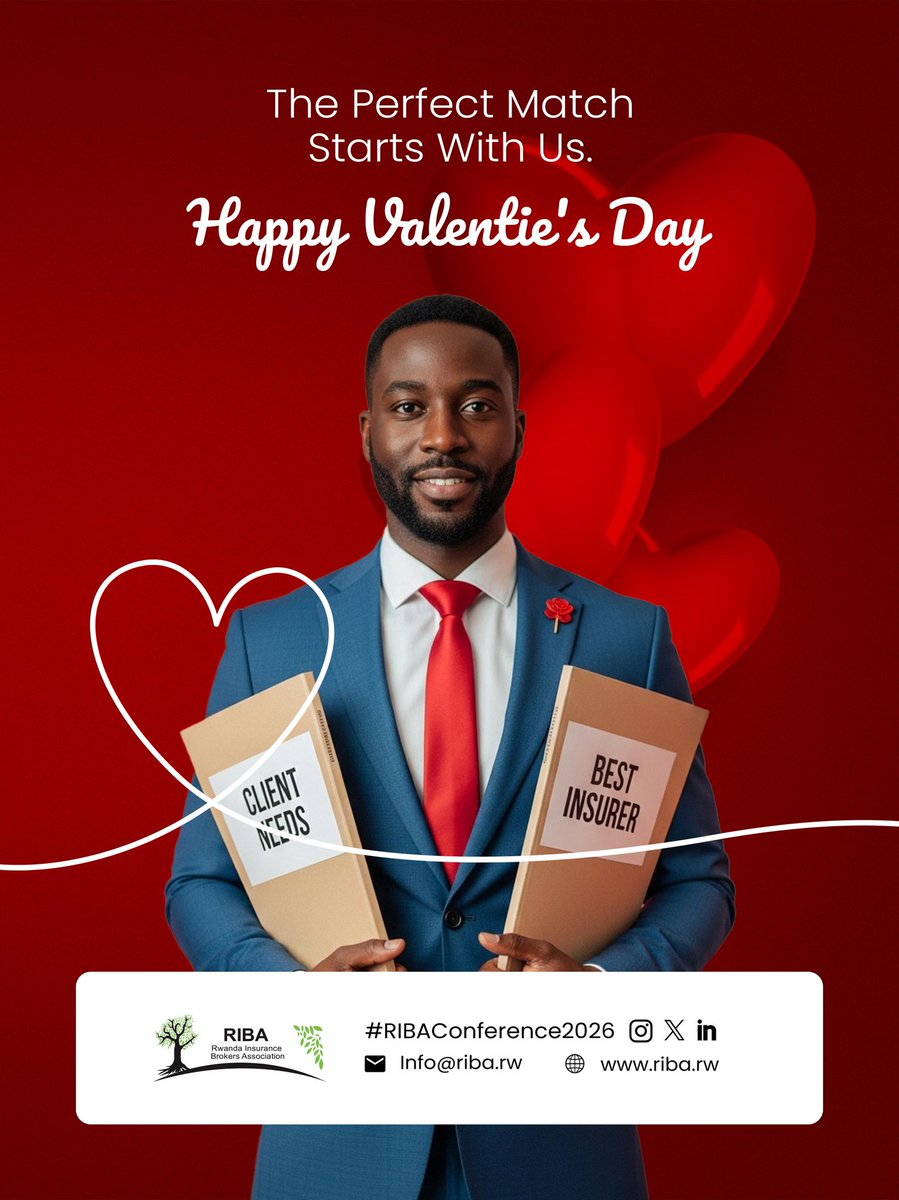 Ribo_Rwanda's tweet photo. Just like the best relationships, the right insurance coverage is about the perfect match. Insurance brokers understand your risks, compare options, negotiate the best terms, and stand by you when it matters most.
Thank you for trusting us to be your matchmaker.
#RIBARw https://t.co/mMqj0sxgug