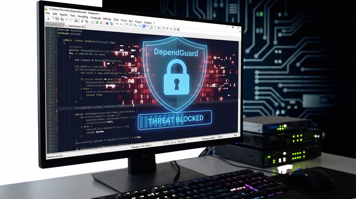 DependGuard's tweet image. SUPPLY CHAIN ALERT: Notepad++ Compromised.

Attackers have hijacked the update mechanism of Notepad++ to deploy the 'Chrysalis' backdoor.

This isn't a vulnerability in your code—it's a vulnerability in your tools.

If your developers updated recently, your environment could be