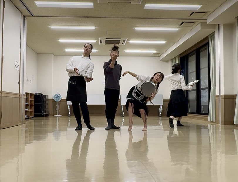 今月末は秋田市で「ダンス市場」です！リハーサル中🦑

秋田に遊びに来ましょう！詳細はこちら👇
akitacc.jp/event-project/…