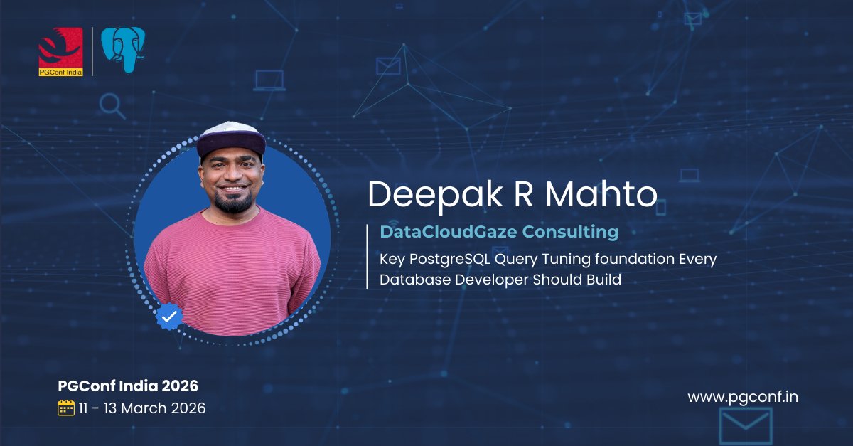 PostgreSQL India tweet media