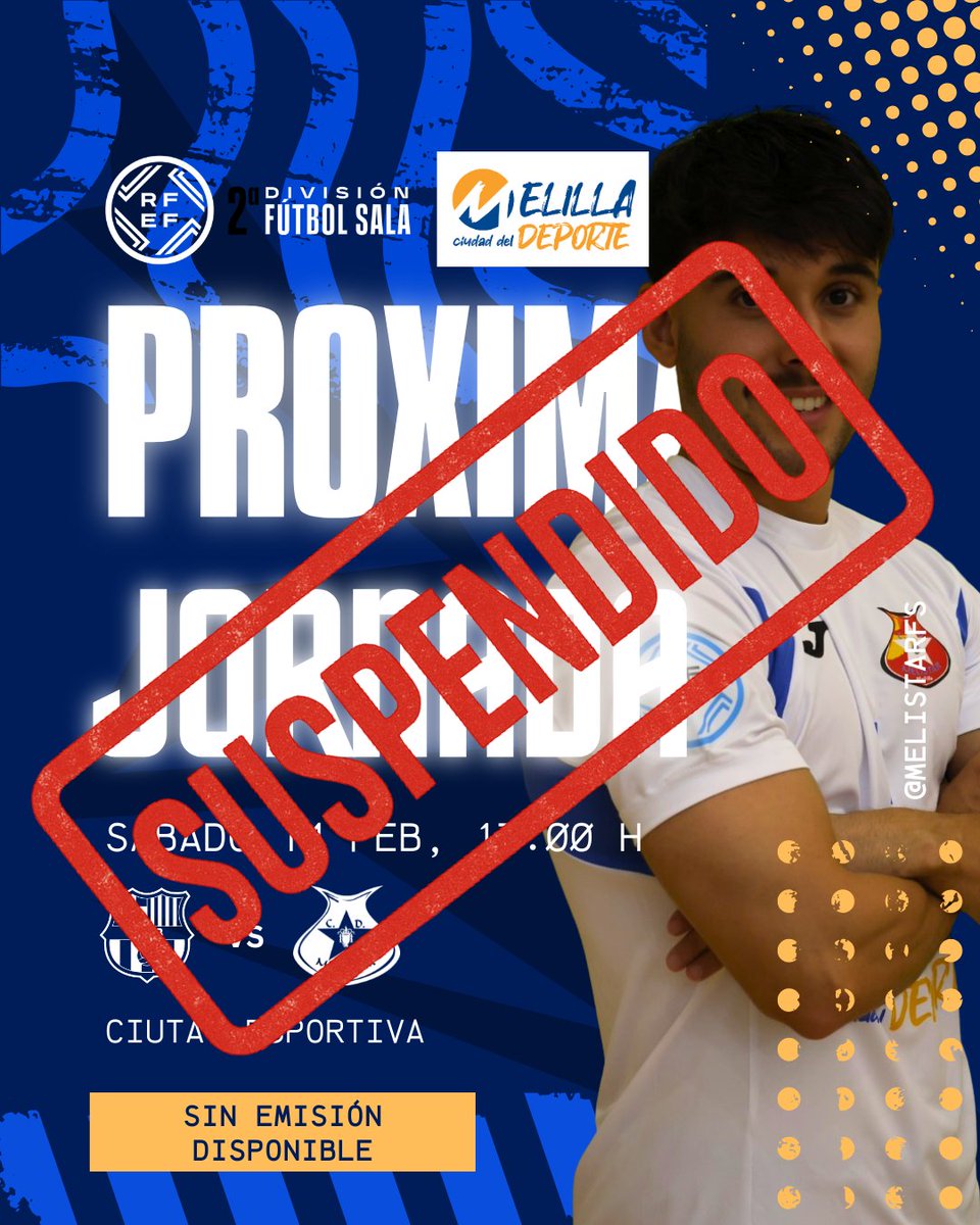 PARTIDO SUSPENDIDO 

Nuevamente nos quedamos sin poder disputar nuestra jornada.
El mal tiempo hace que se cancelen los vuelos y nos obliga a quedarnos en la ciudad.
Habrá que buscar nueva fecha y ya sr va complicando la tarea.