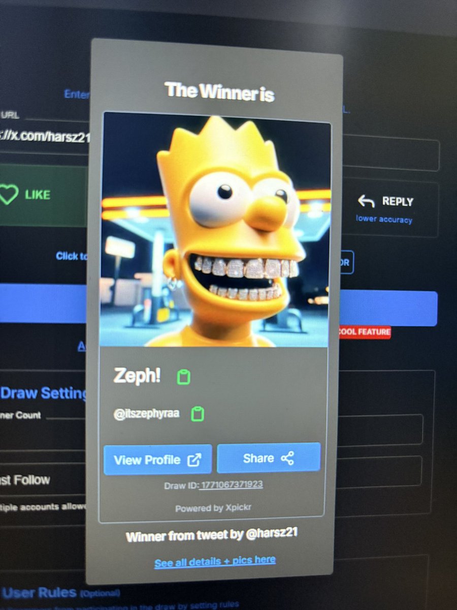 winner  @itszephyraa 

dm me andres

Next winner tomorrow