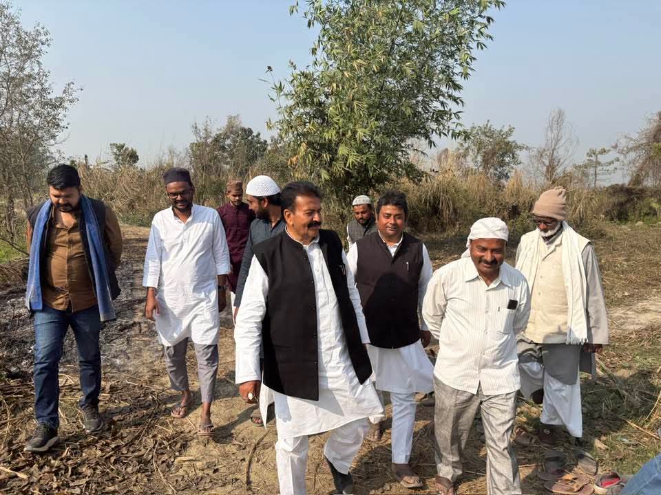 मेरे पुराने विधान सभा क्षेत्र रामकोला वर्तमान में कुशीनगर के टेकुआटार के फुरसतपुर निवासी जनाब शगीर अहमद के निधन के बाद उनके मिट्टी में शामिल हुआ...