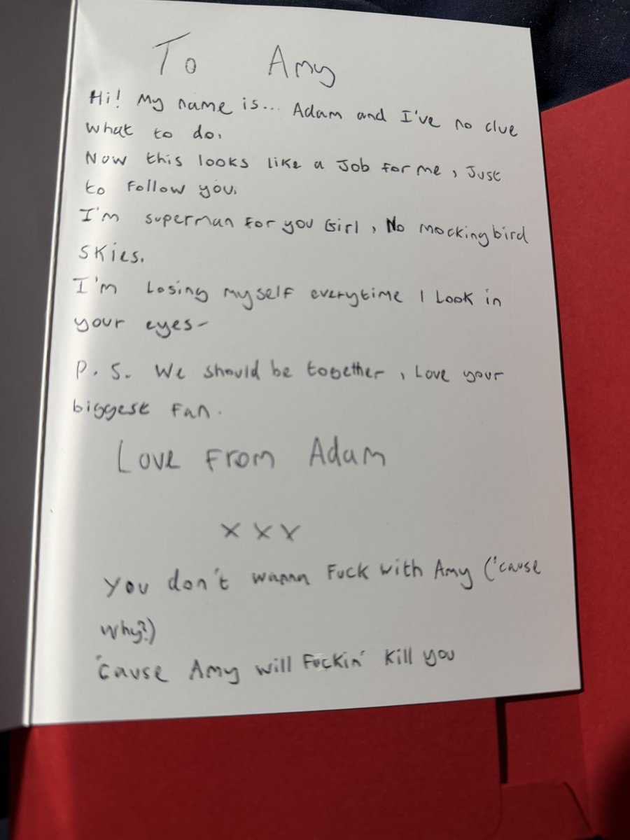 Best valentines card ever 🤣 The man knows 👏🏻
#eminem