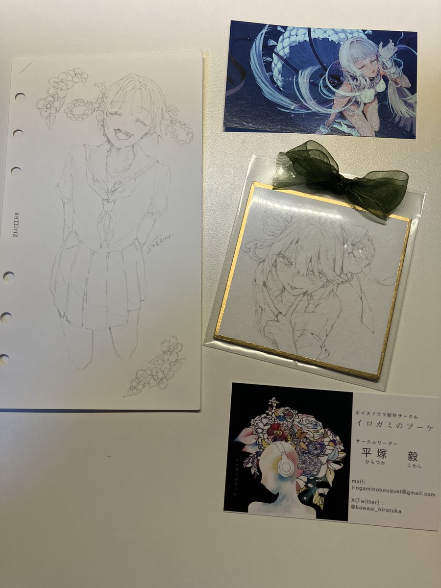 s ᴛ ᴇ ʀ ɴ (<a href="/_NaCHT__/">s ᴛ ᴇ ʀ ɴ @2/14名古屋創作総会</a> )

シャーペンで描かれた一点物のイラスト
直接触れたり濡れてしまえば消えかねない危うさとは裏腹に、描かれた無邪気な笑顔と蠱惑的な視線が作品の儚さを強め、初恋と失恋を同時に堪能中

イラスト全てがまるで恒星(stern)のように熱い『好き』を放っていた

#名古屋創作総会