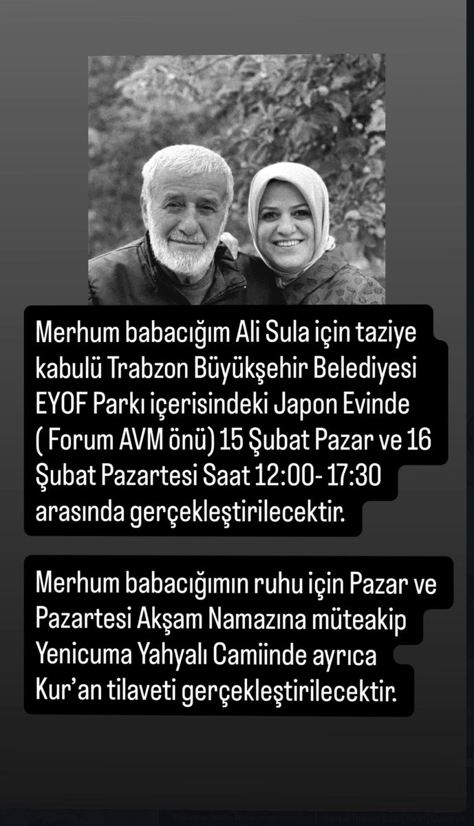 AYŞE SULA KÖSEOĞLU tweet media