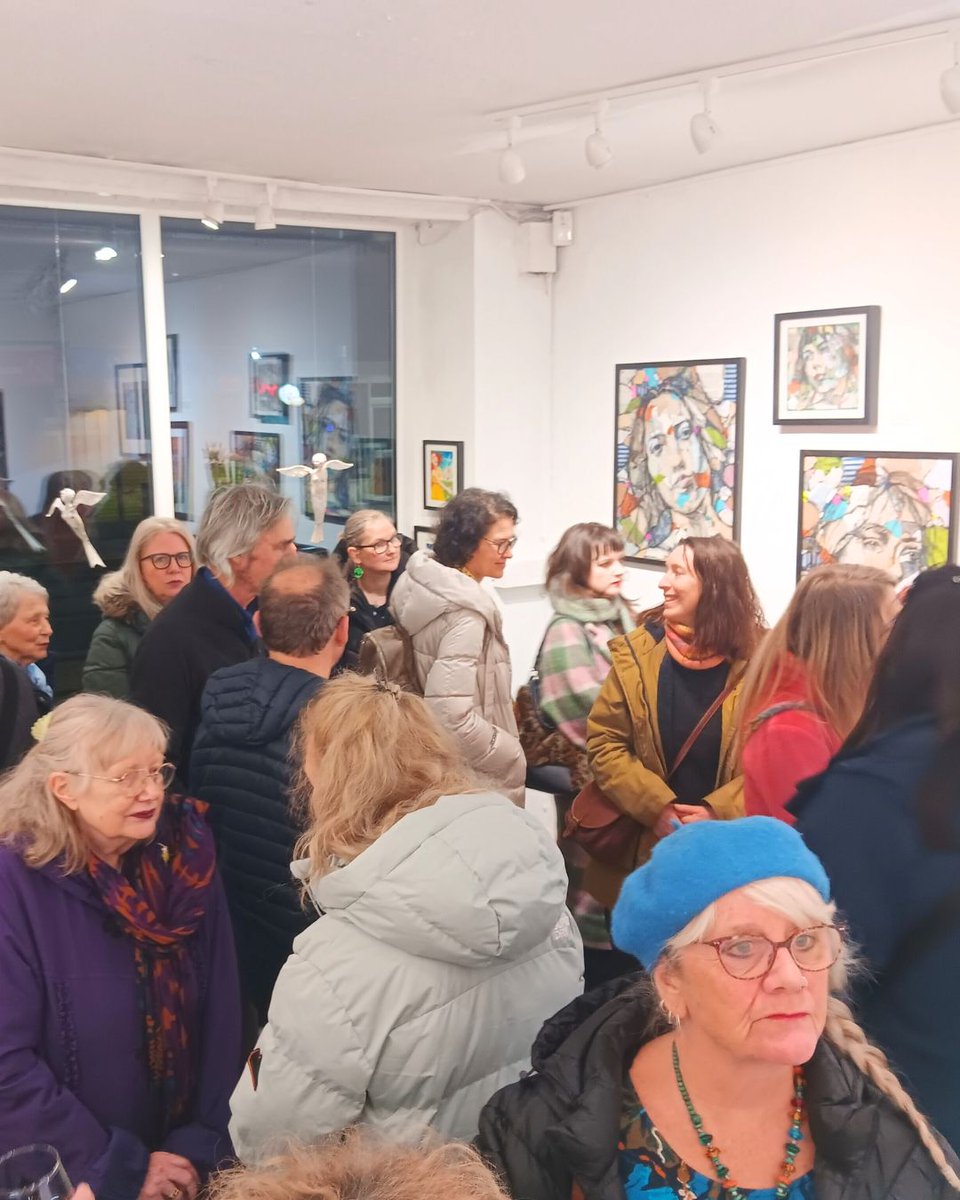 CupolaGallery's tweet photo. What a fantastic start to our new exhibitions last night! A huge thank you to everyone who joined us for the openings of Encounters by Alison Edmonds and In Her Nature by Lyn Hodnett. We loved celebrating with you! https://t.co/bapvFHrCg0