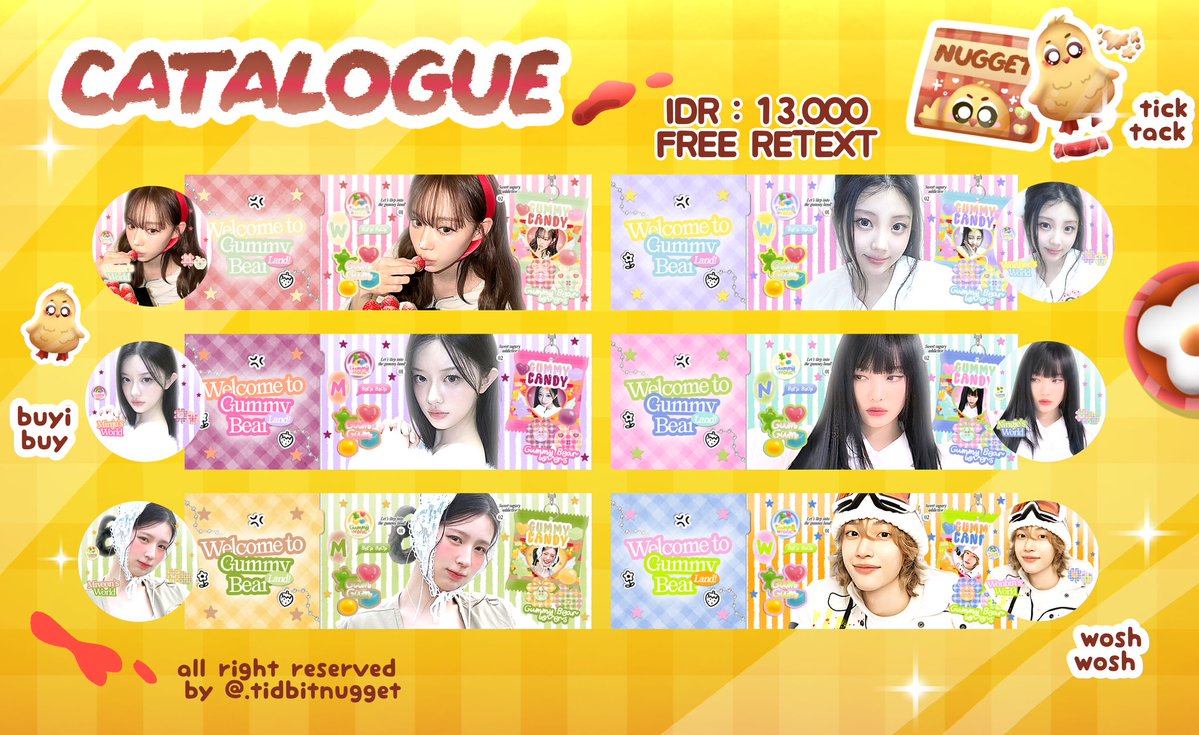 tidbitnugget's tweet image. Help repost please? Thank you!

Hai, aku bawa layout ready stock with SPECIAL PRICE nih, pricinya jadi 13k aja, sudah free retext ya! Bisa langsung ditake lewat DM, yuk jajann! #zonaba #zonauang️