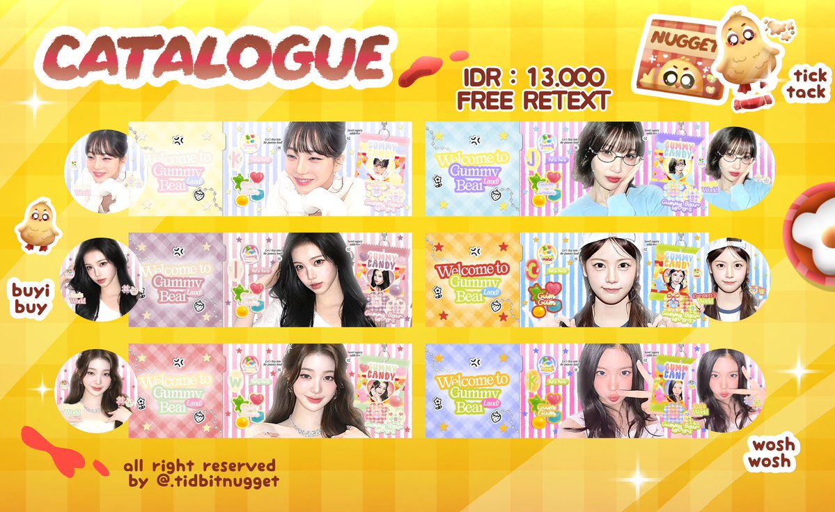 tidbitnugget's tweet image. Help repost please? Thank you!

Hai, aku bawa layout ready stock with SPECIAL PRICE nih, pricinya jadi 13k aja, sudah free retext ya! Bisa langsung ditake lewat DM, yuk jajann! #zonaba #zonauang️