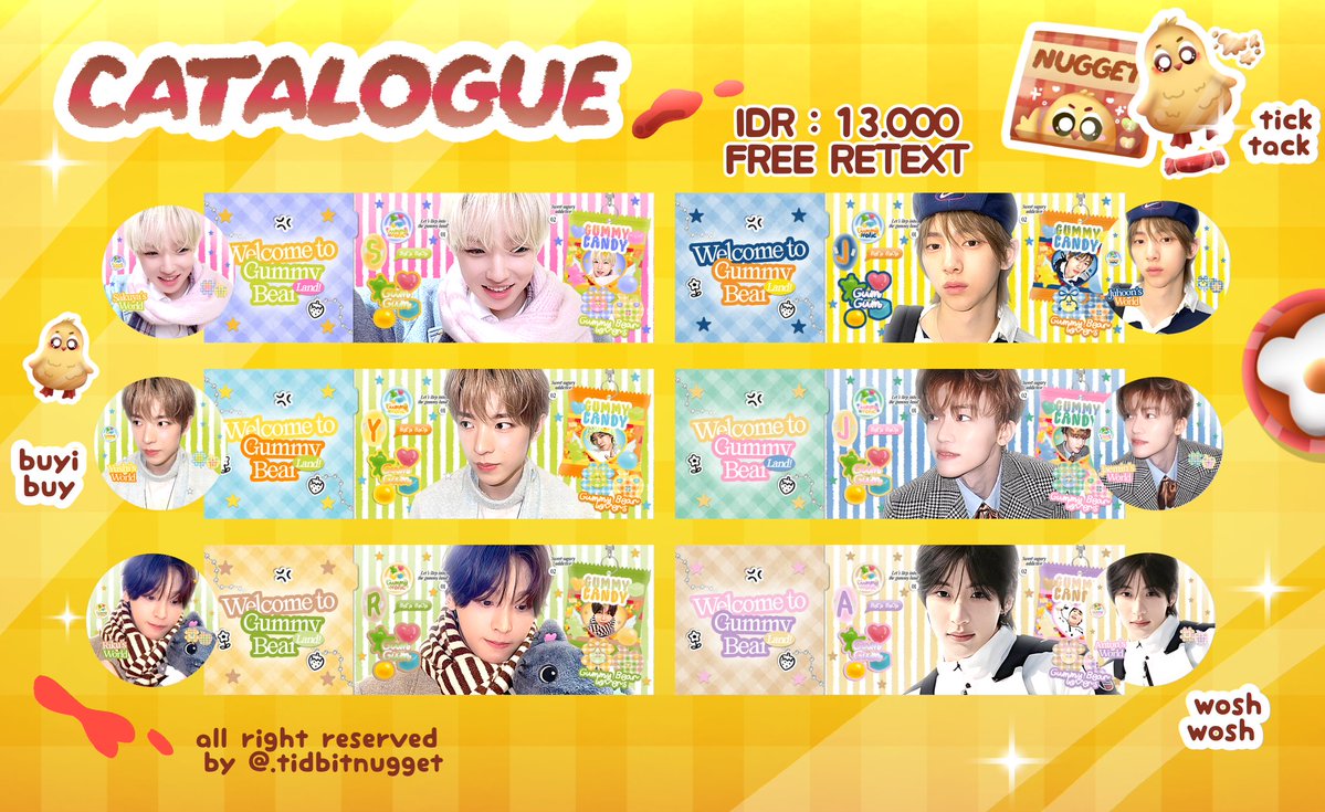 tidbitnugget's tweet image. Help repost please? Thank you!

Hai, aku bawa layout ready stock with SPECIAL PRICE nih, pricinya jadi 13k aja, sudah free retext ya! Bisa langsung ditake lewat DM, yuk jajann! #zonaba #zonauang️