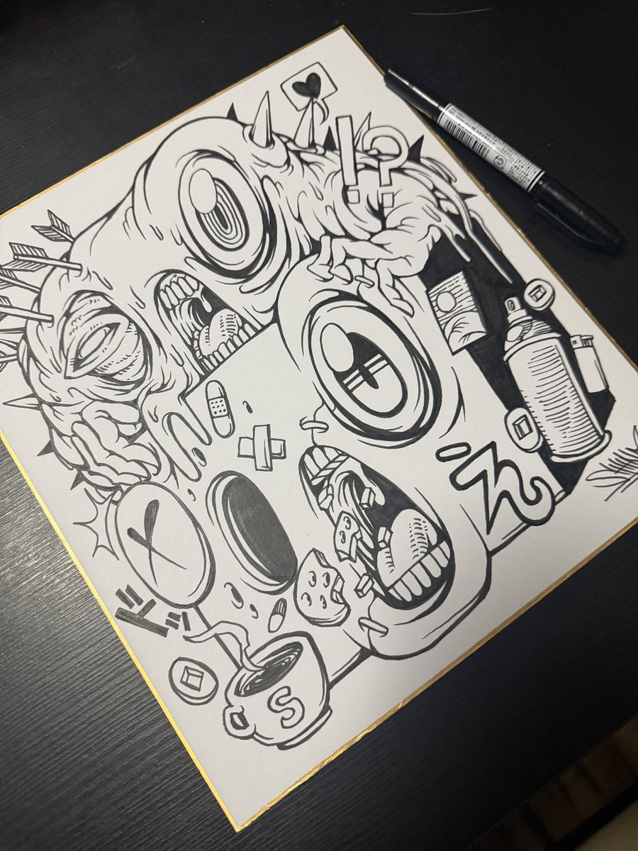 マジック一本でもっと描けるようになりたい