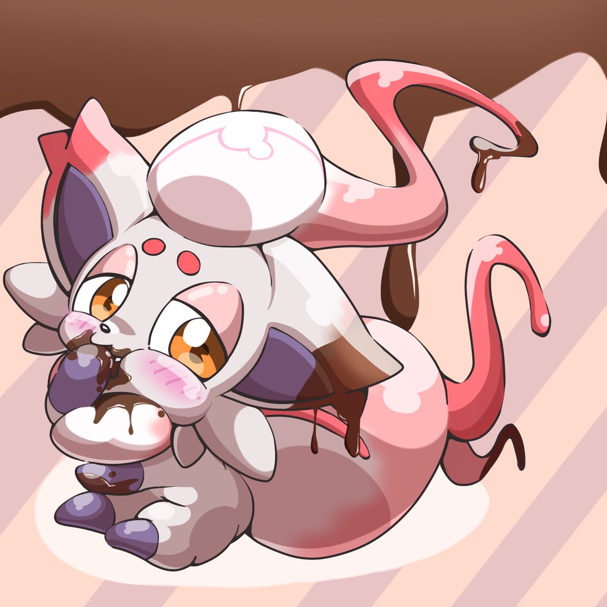 チョコまみれヒスイゾロアさん