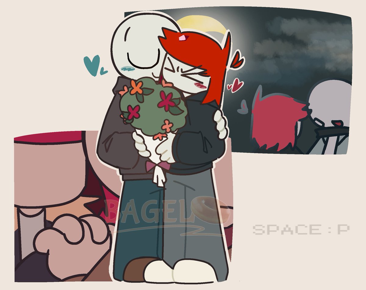 justbagel_lol's tweet image. Happy valentines day :0 💘💘
#thsc